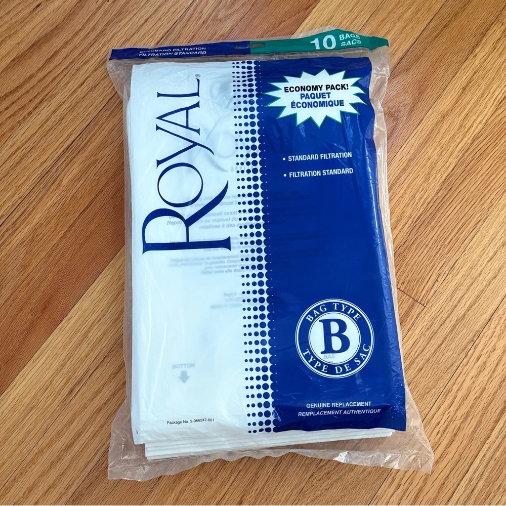 NEW Royal Vacuum Bags - Type B Pack of 10